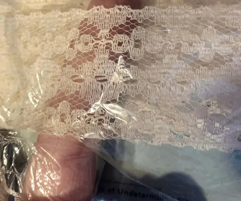 Vintage lingerie 1 1/4 inch fine white lace 4YRDS